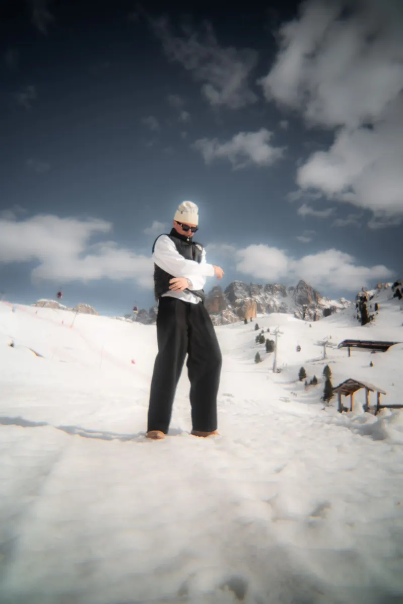 MĀT in the snow in the Dolomites